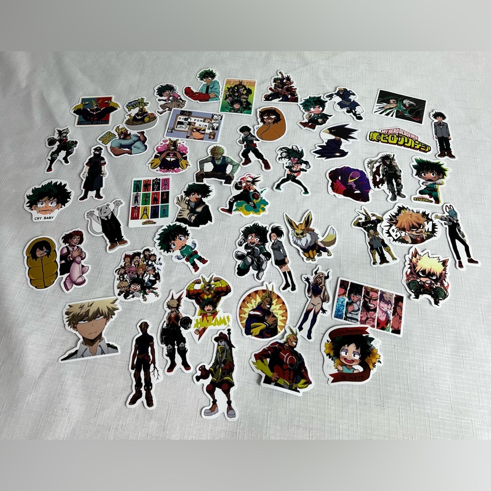 Lot of 50 Anime Stickers